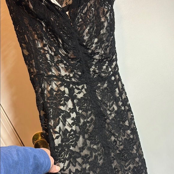 Calvin Klein Black Lace Midi Dress - Picture 5 of 5